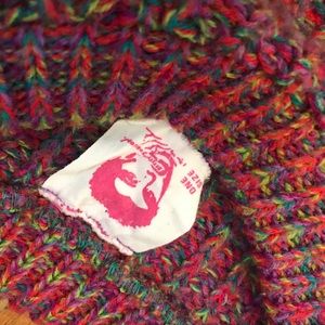 Rare Betsey Johnson Rainbow Sweater